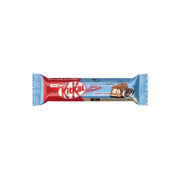 Chocolate Mini Kit Kat Moment's Cookies Embalagem 34,6g