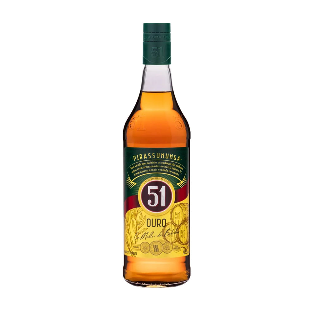 Cachaça 51 OURO Garrafa 965ml