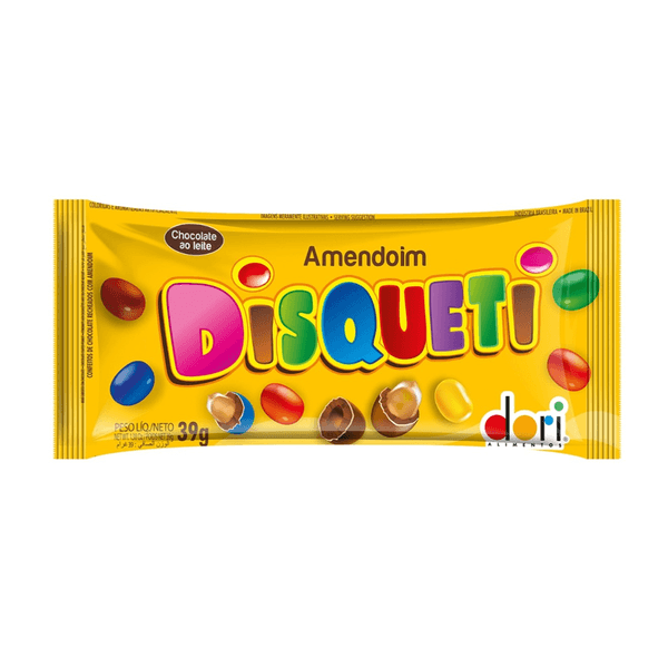 Chocolate Disqueti Amendoim Embalagem 39g