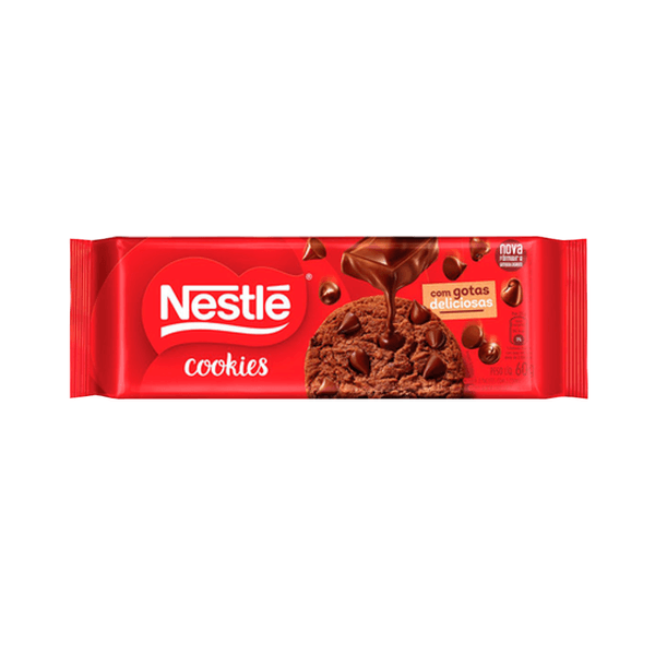 Cookies Nestlé com Gotas de Chocolates Embalagem 60g