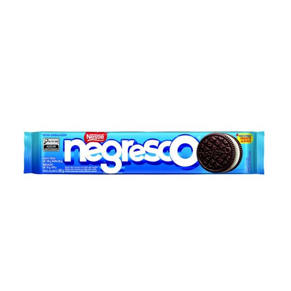 Biscoito Recheado Nestlé Negresco Tradicional Embalagem 90g