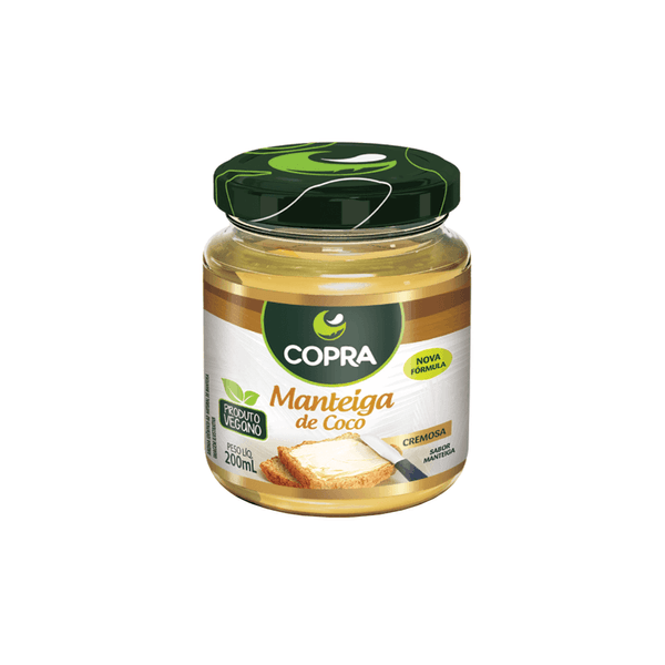 Manteiga de Coco Copra Cremosa Frasco 200ml