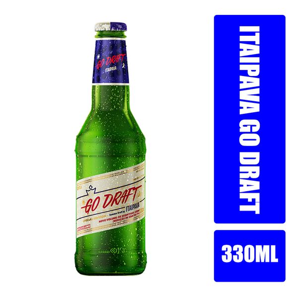 Cerveja ITAIPAVA Go Draft Long Neck 330ml