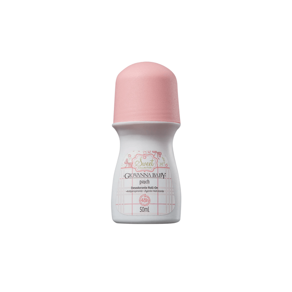 Desodorante Roll-on Giovanna Baby Peach Embalagem 50ml