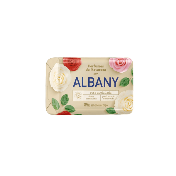 Sabonete Albany Rosa Aveludada Embalagem 85g