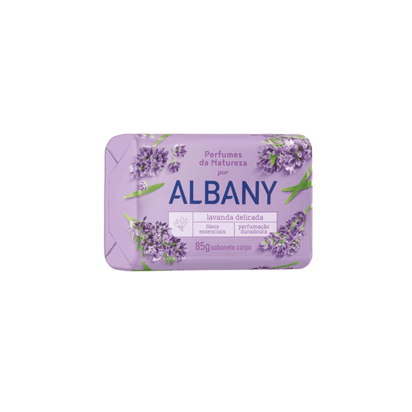 Saboenete Albany Perfumado Lavanda Embalagem 85g
