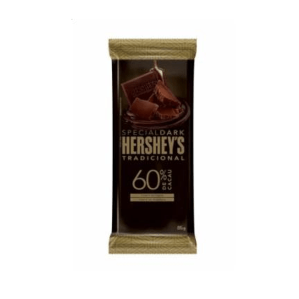 Chocolate Tradicional 60% de Cacau Hersheys Special Dark Embalagem 85g