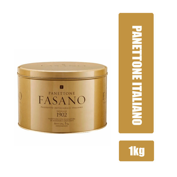 Panettone Italiano Fasano Tradicional Lata 1kg