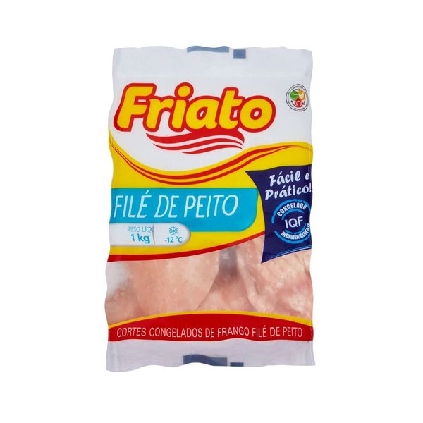 Filé de Peito de Frango FRIATO congelado pacote 1kg