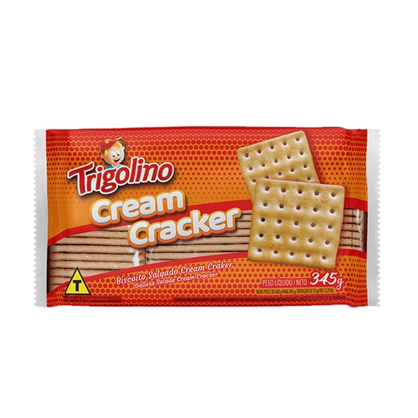 Biscoito Cream Cracker TRIGOLINO Tradicional Pacote 345g