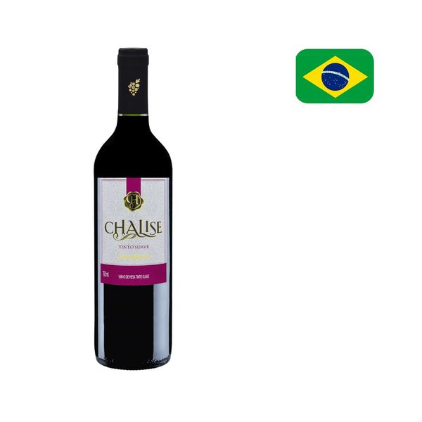 Vinho Tinto Brasileiro Suave Chalise Suave garrafa 750ml