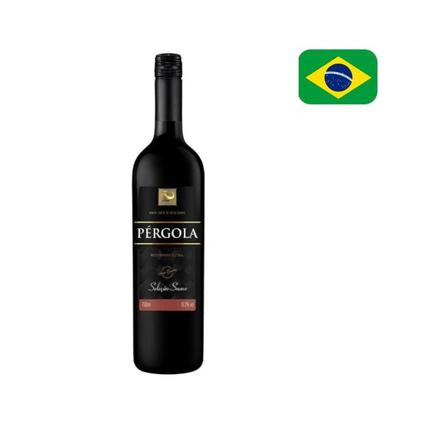 Vinho Tinto Brasileiro PÉRGOLA Suave garrafa 750ml