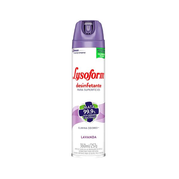 Desinfetante LYSOFORM Lavanda Spray 360ml