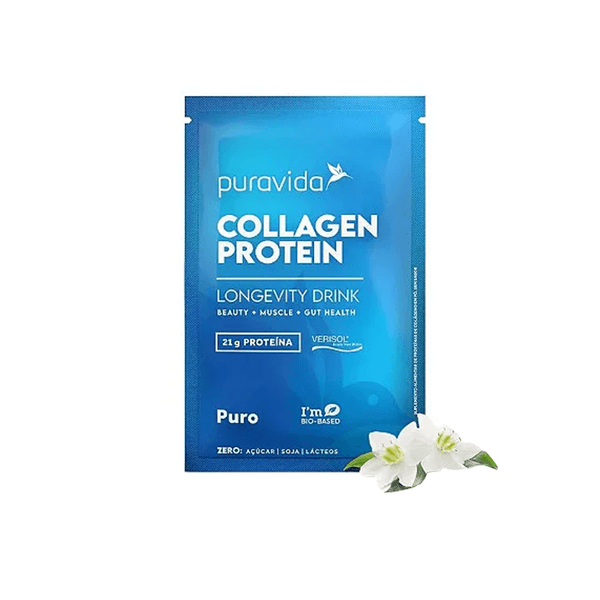 Collagen Protein Neutro PuraVida Embalagem 450g