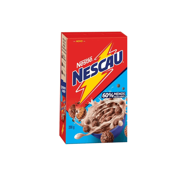 Cereal Matinal Nescau Nestlé 60% Menos Açúcares Caixa 200g