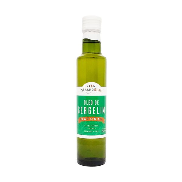 Óleo de Gergelim Extra Virgem SÉSAMO REAL Natural Frasco 250ml