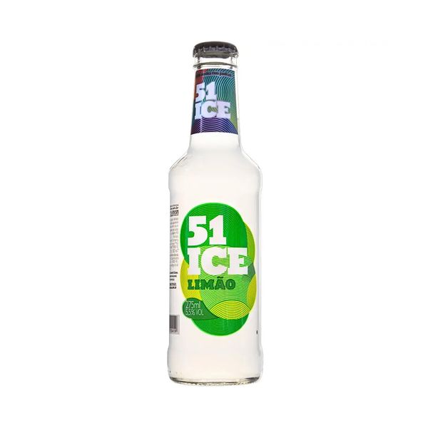 Bebida Mista ICE 51 Sabor Limão Garrafa 275ml