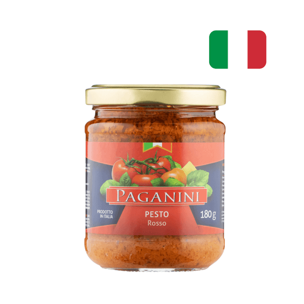 Molho Italiano Paganini Pesto Rosso Frasco 180g