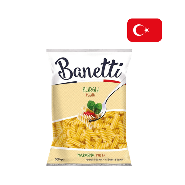 Macarrão Turco Banetti Burgu Fusilli Embalagem 500g