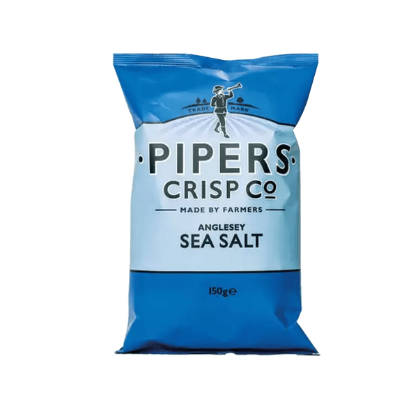 Batata Palha Chips Pipers Crisp Sal Marinho Embalagem 150g
