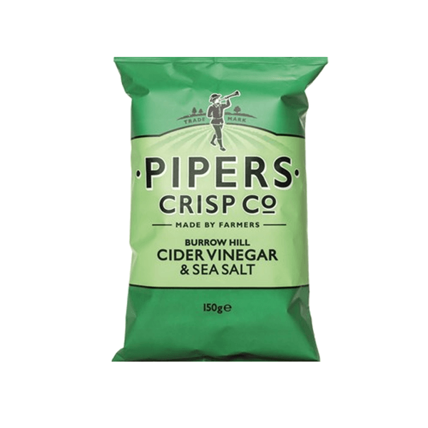 Salgadinho Chips Pipers Crisp Vinagre de Cidra e Sal Marinho Embalagem 150g