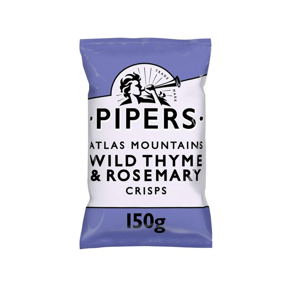 Salgadinho Chips Pipers Sweet Wild Thyme Rose Embalagem 150g
