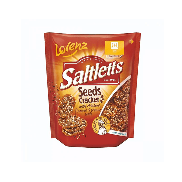 Salgadinho Lorenz Saltletts Seeds Cracker Embalagem 100g