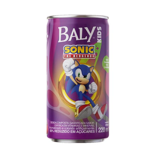 Energético BALY Sonic Kids Uva Lata 220ml