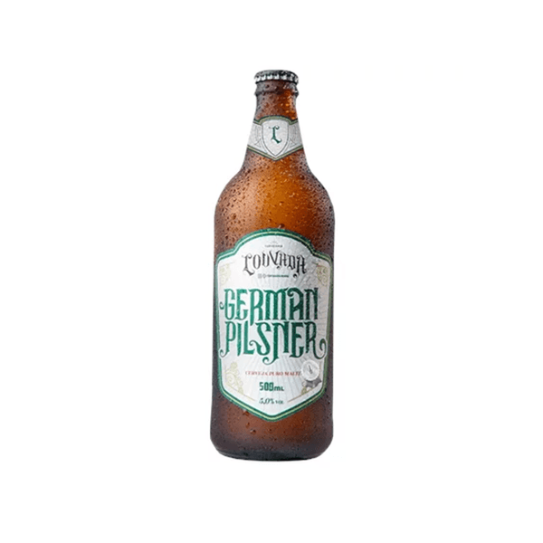 Cerveja Louvada German Pilsner Garrafa 500ml
