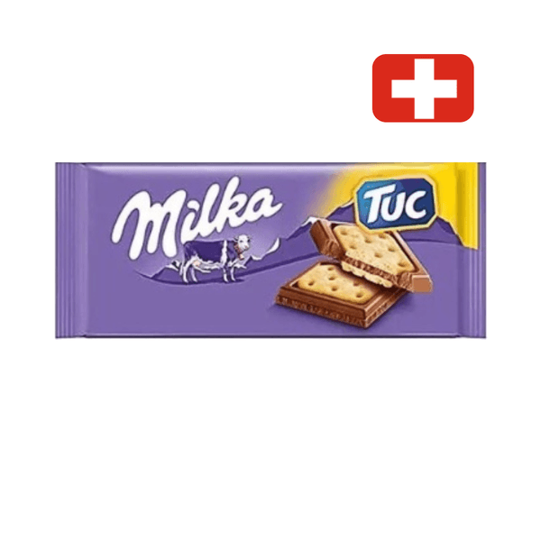 Chocolate Suíço Milka Tuc Embalagem 100g