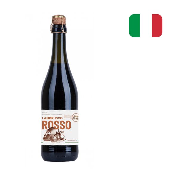Vinho Tinto Italiano ROSSO Lambrusco Garrafa 750ml