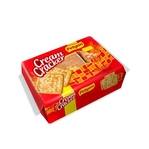 Biscoito Cream Cracker PETYAN Tradicional Pacote 350g