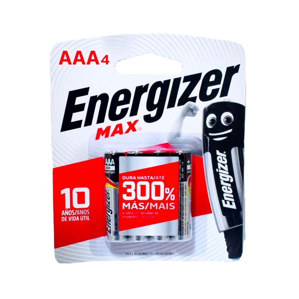Pilha ENERGIZER Max AAA4 4un Pilha ENERGIZER Max AAA4 4un