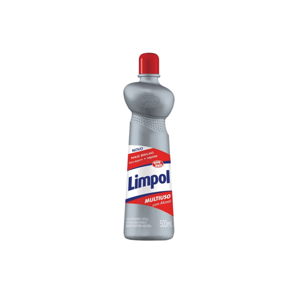 Limpador Perfumado Multiuso Limpol com Álcool Embalagem 500ml