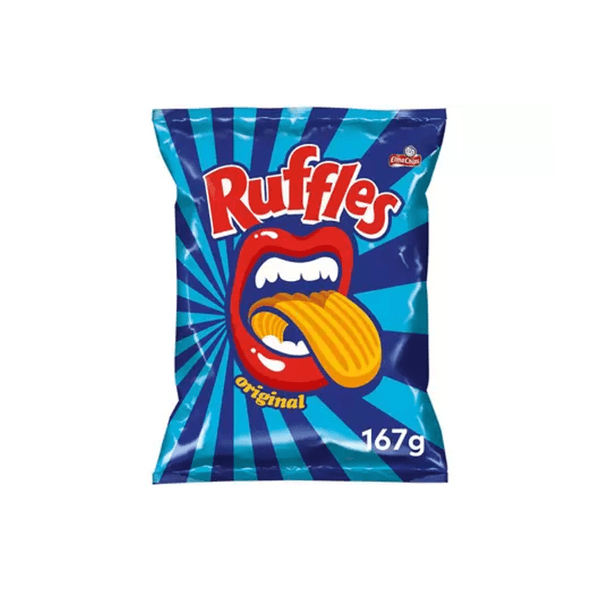 Batata Chips Ruffles Elma Chips Sabor Original com Sal Embalagem 167g