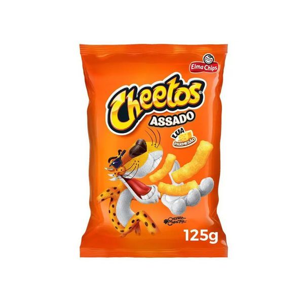 Salgadinho Cheetos Elma Chips Lua Sabor Parmesão Embalagem 125g