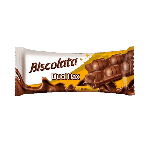 Chocolate em Barra Duomax Biscolata Embalagem 44g