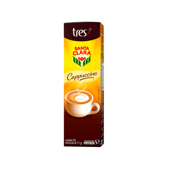 Cápsula de Cappuccino Santa Clara Contém 10 Unidades de 11g