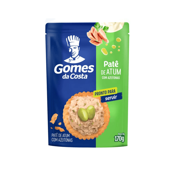 Patê de Atum Gomes da Costa com Azeitona Sachê 170g