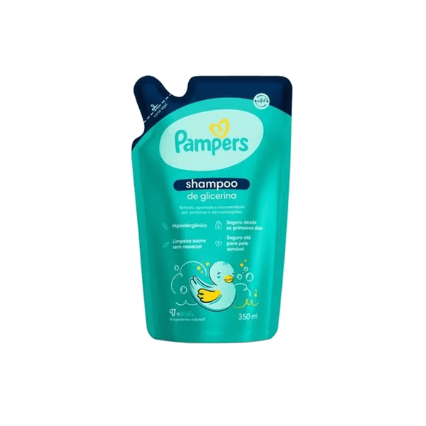 Shampoo Infantil Pampers Glicerina Embalagem 350ml