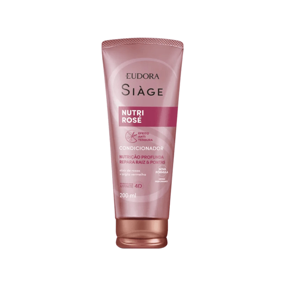 Condicionador Eudora Siàge Nutri Rosé Embalagem 200ml