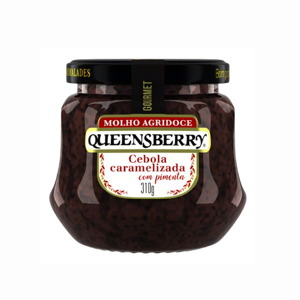 Molho Agridoce Gourmet Queensberry Cebola Caramelizada Pote 310g