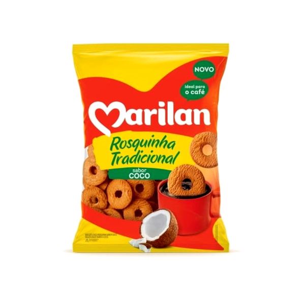 Rosquinha de Coco MARILAN sabor Coco pacote 500g