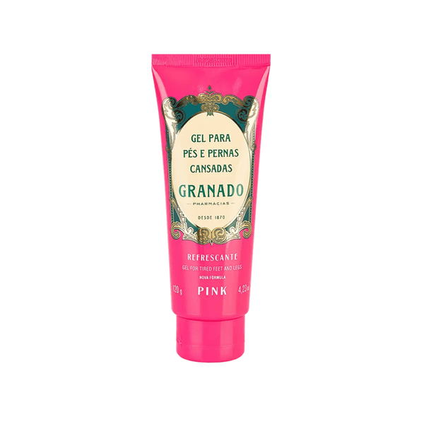 Gel para Pés e Pernas Cansadas Granado Pharmácias Pink Refrescante Embalagem 120g