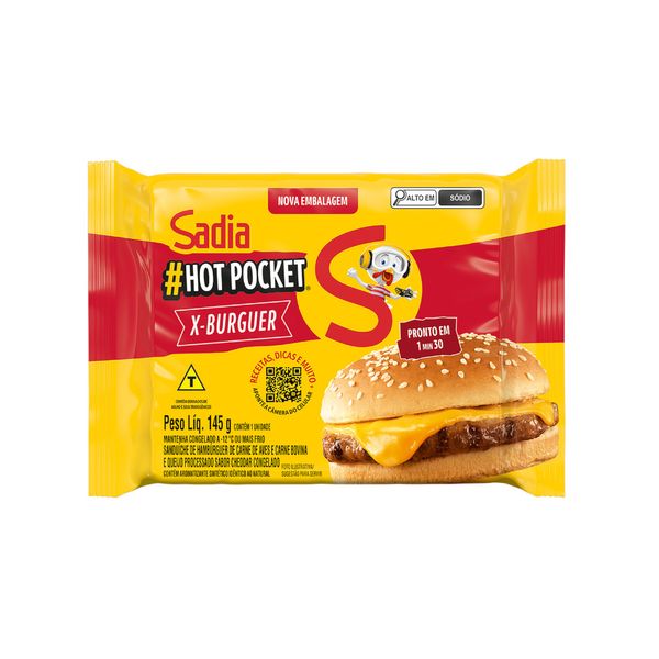 Hot Pocket Sadia X-Burguer 145g