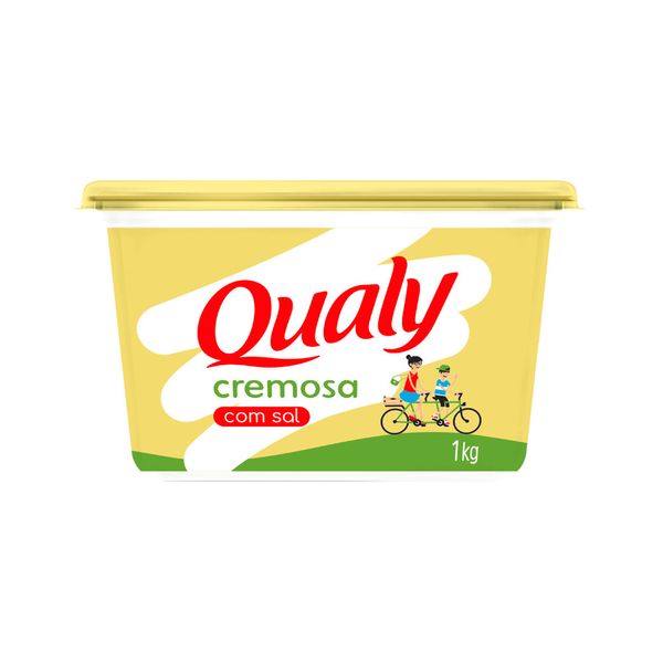 Margarina cremosa com sal Qualy pote 1kg