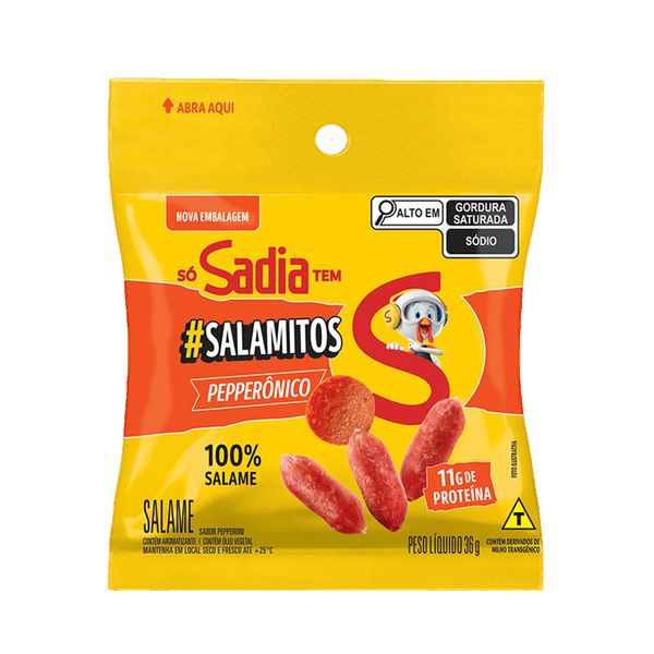 Salame Pepperônico SADIA Salamitos Pacote 36g