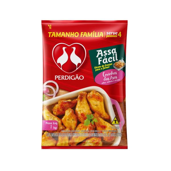 Coxinhas das asas Assa Fácil Perdigão 1kg