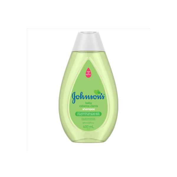 Shampoo Infantil Johnson's Baby Cabelo Claros Embalagem 400ml