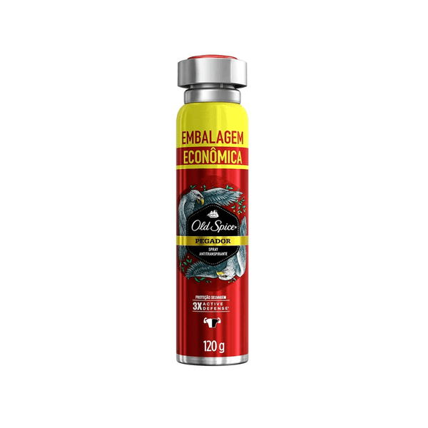 Desodorante Old Spice Pegador Embalagem Econômica Spray 120g